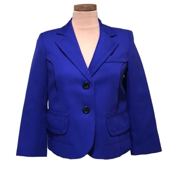 Marc Jacobs Blazer Size 4 Royal Blue - Picture 1 of 11